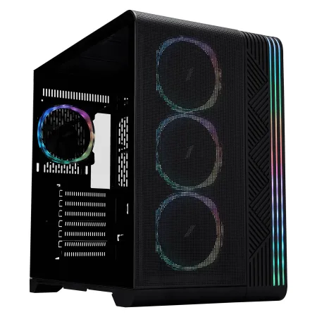 1ST PLAYER VT7 SİYAH 850W 80+ SILVER ATX 3.1 ARGB 4X12CM FAN TEMPERLİ CAM USB 3.0 ATX KASA