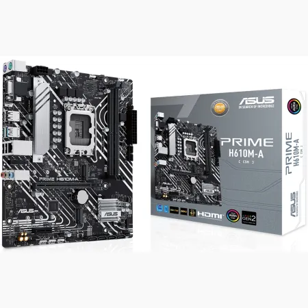 ASUS PRIME H610M-K DDR5 5600Mhz HDMI VGA mATX 1700 ANAKART