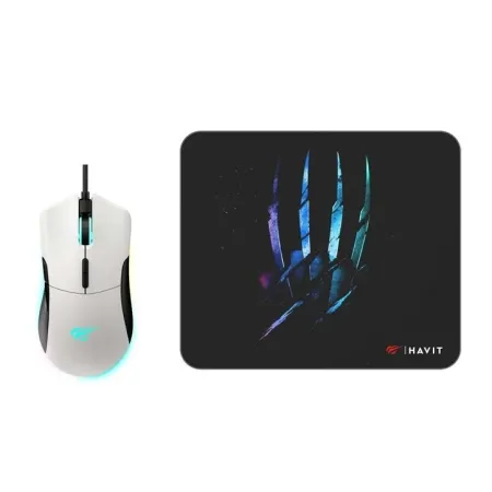 HAVİT GAMENOTE MS1037CM KABLOSUZ MOUSE- MOUSE PAD SET BEYAZ