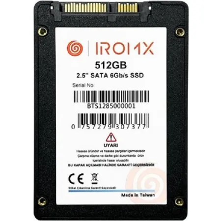 IROMX 512GB 500/480MB/s 2.5" SATA 3.0 SSD IR512GS3