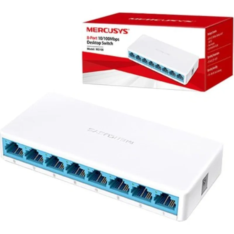 MERCUSYS MS108 8 PORT 10/100Mbps SWITCH