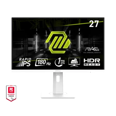 MSI 27 INCH MAG 274PFW 180HZ FLAT RAPID 1MS WHITE MONITOR