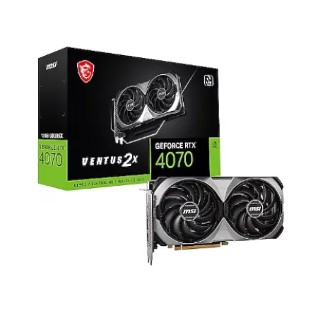 MSI GEFORCE RTX 4070 VENTUS 2X E 12G OC 12GB GDDR6X HDMI DP 192Bit