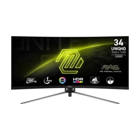 MSI MAG 345CQR 34" 180Hz 1ms FreeSync Premium HDR Ready UWQHD VA Kavisli Gaming Monitör