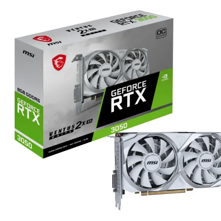 MSI VGA GEFORCE RTX 3050 VENTUS 2X XS 8GB OC GDDR6 128B DX12 BEYAZ