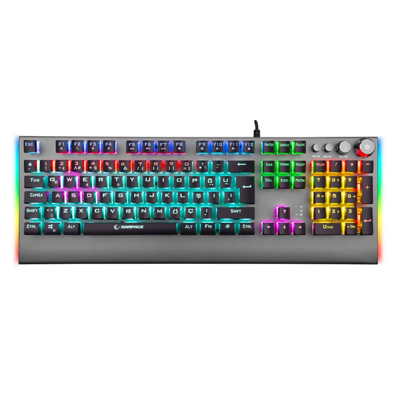 RAMPAGE KB-R210 FAVORY MECHANICAL GAMING KEYBOARD RGB