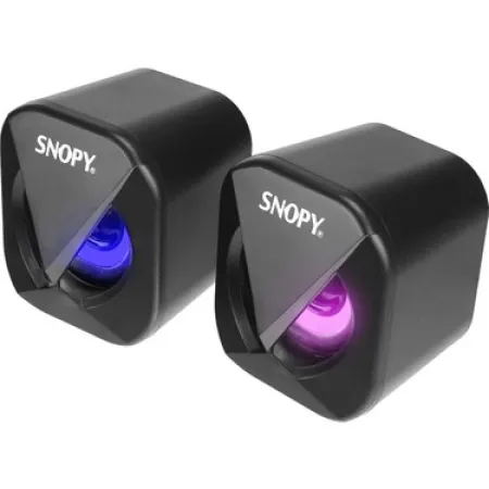 SNOPY SNOPPY SN-83U MINI LED IŞIKLI SIYAH USB GAMING HOPARLÖR