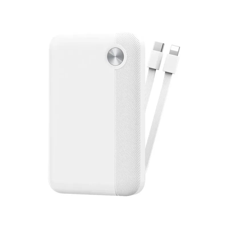 WIWU P060 TYPE-C LIGHTLING ÇIKIŞLI TAŞINABİLİR 10000mah PAWERBANK BEYAZ
